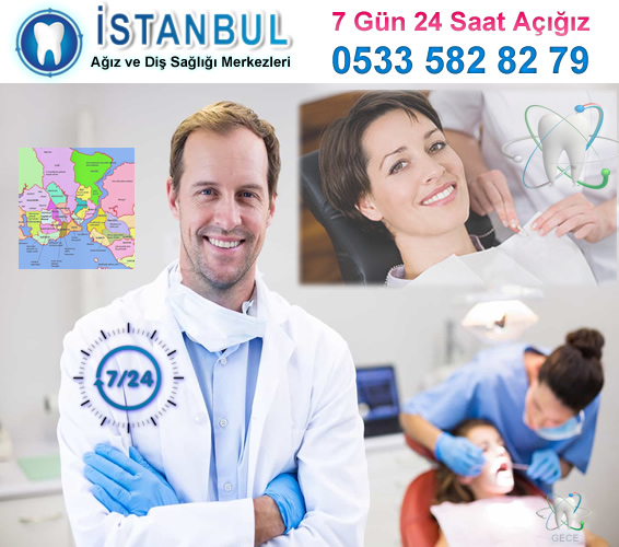 Kağıthane açık dişçi hizmetlerin çalışan nöbetçi diş hastanesi kliniği doktoru daima bulunuyor.