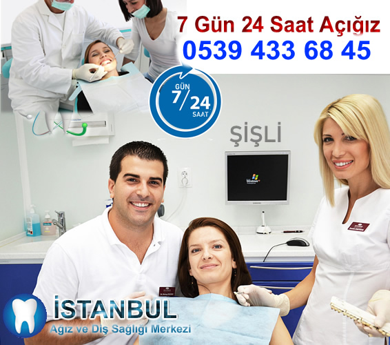 Şişli acil diş doktoru 7/24 açık