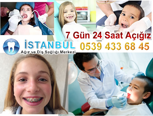 İstanbul nöbetçi diş hekimliği çocuk acil diş tedavilerini 7 gün 24 saat gece pazar günü dahil olarak yapıyoruz.